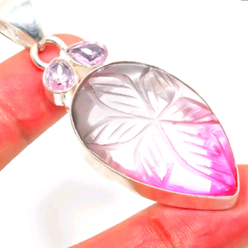 FINAL PRICE DROP! Handcrafted Quartz Pendant
